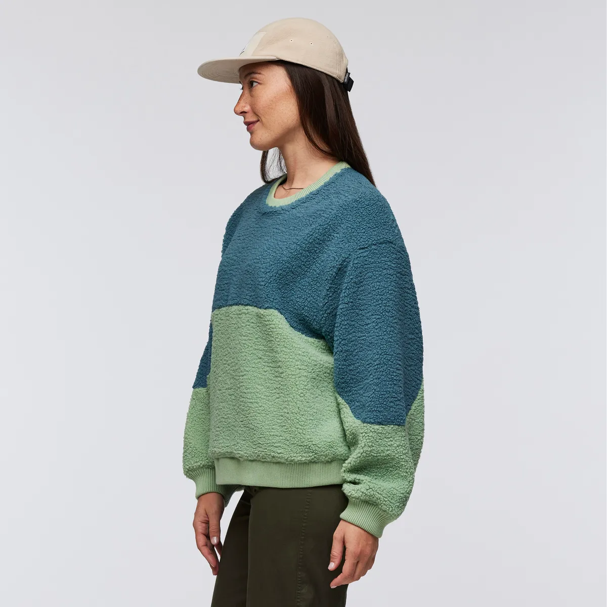 Cotopaxi High Pile Fleece Crew pull polaire femme oversize
