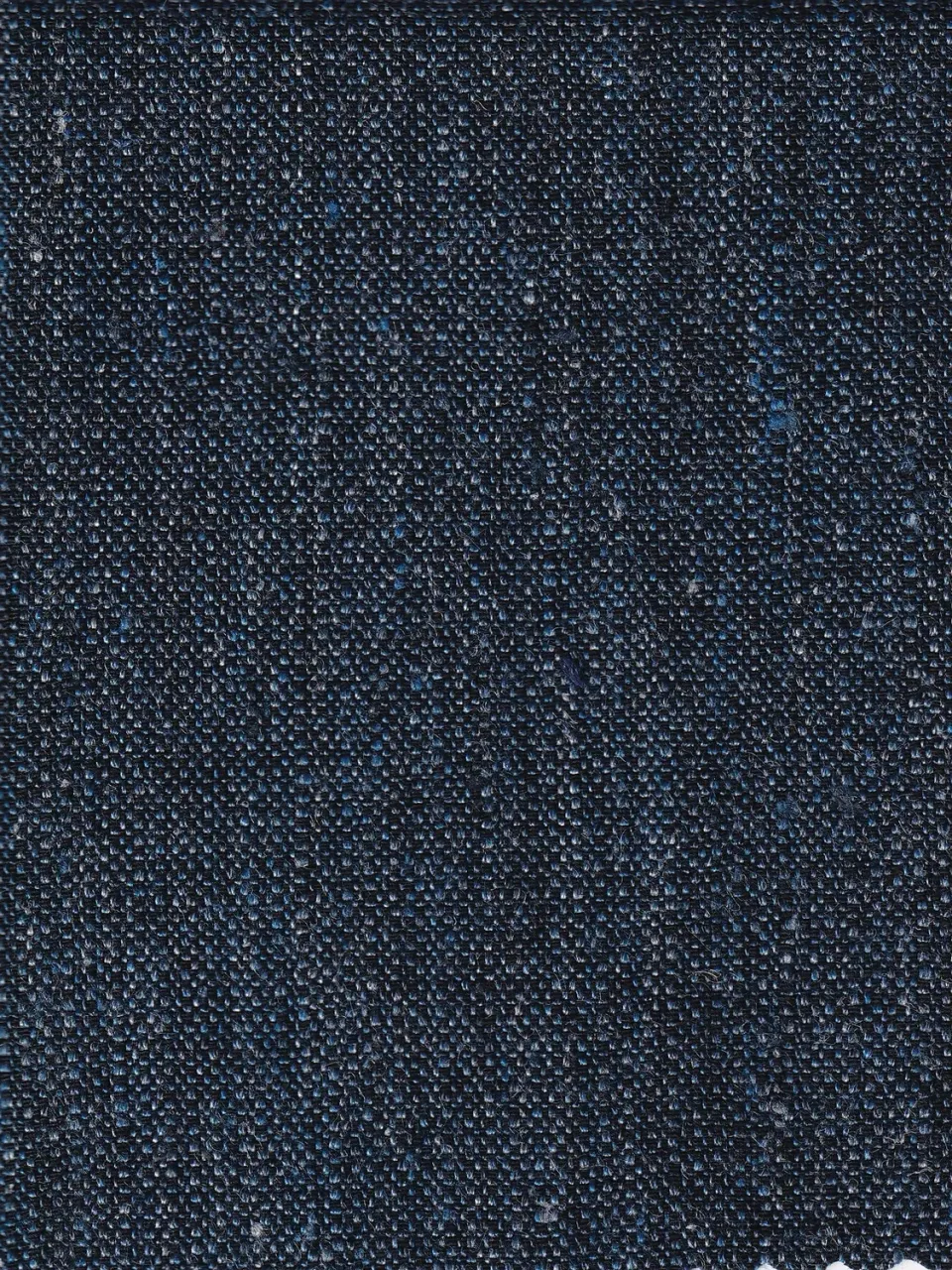 Hollington toile tissu au mètre bleu étoilé laine lin