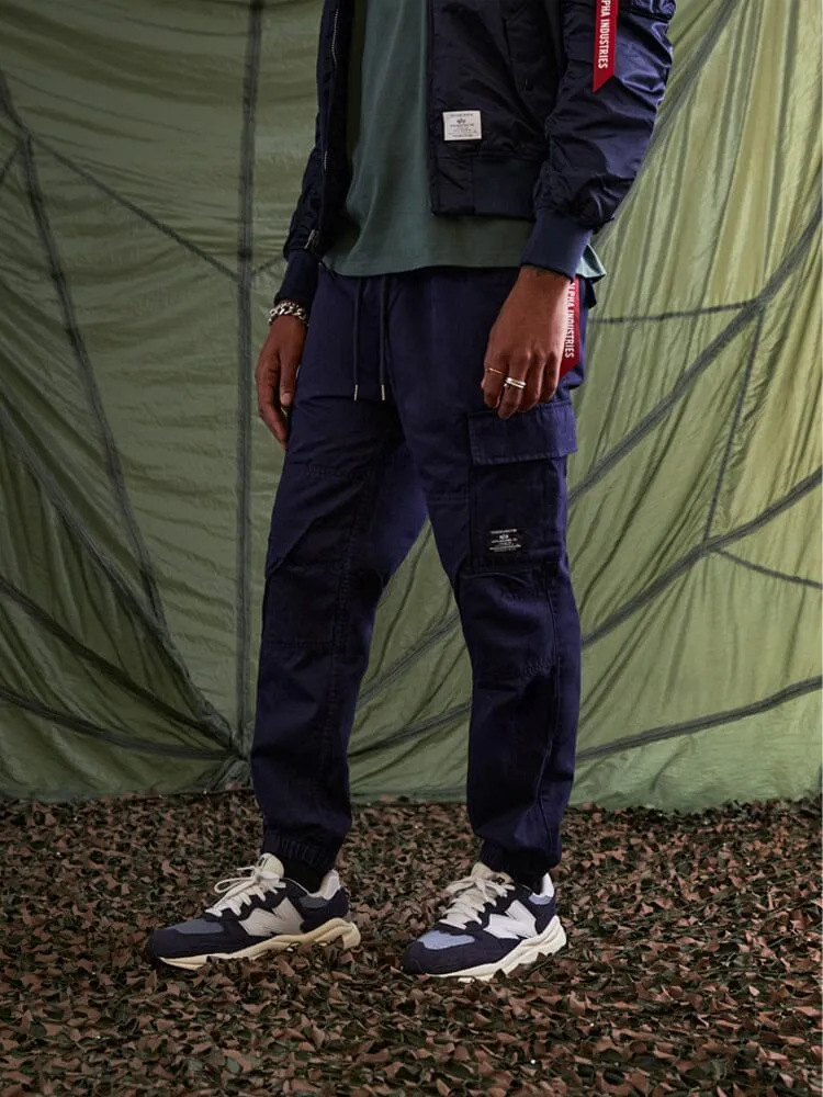 Alpha Industries Cotton jogger cargo noir coton