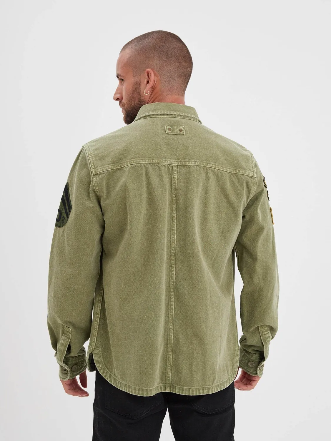 DAYTONA Melhart chemise militaire surchemise coton beige
