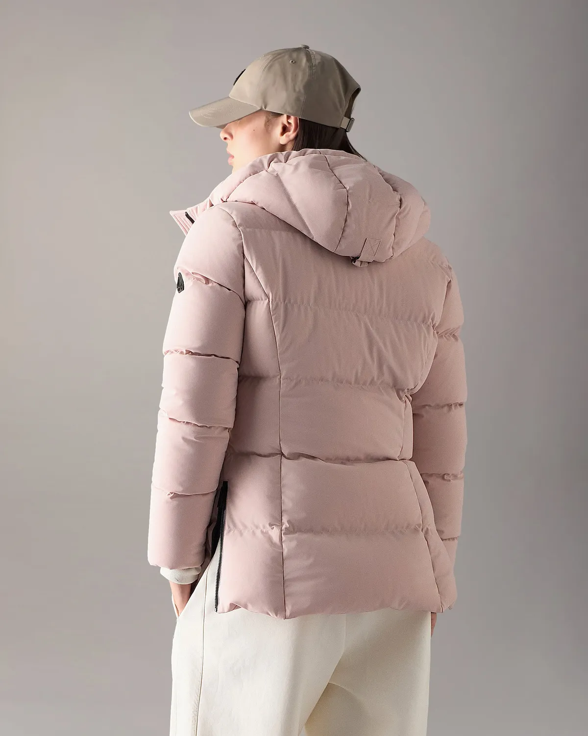Moose Knuckles Soho Down Bomber doudoune femme rosewood