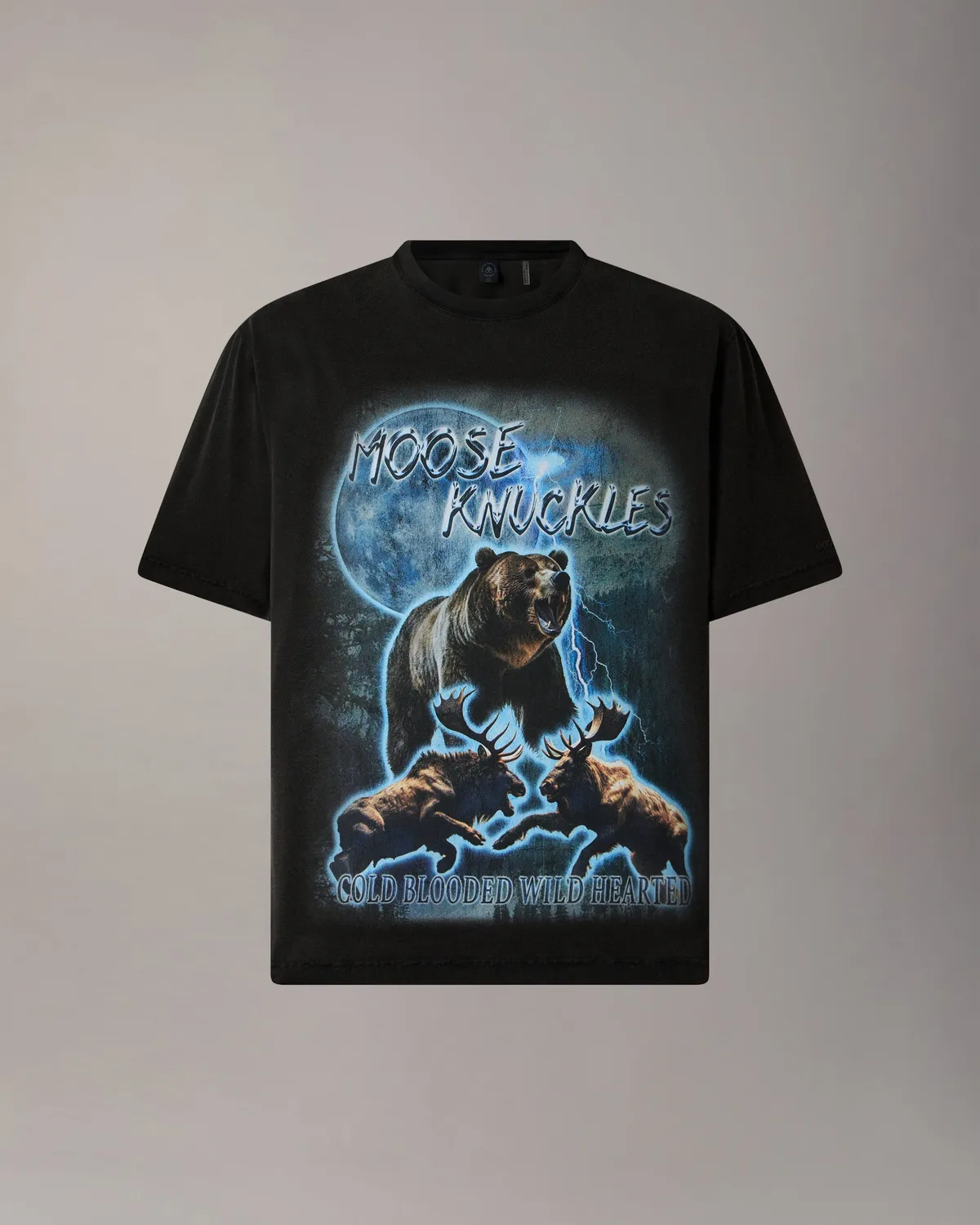 Moose Knuckles Into The Wild T-Shirt t-shirt noir graphique