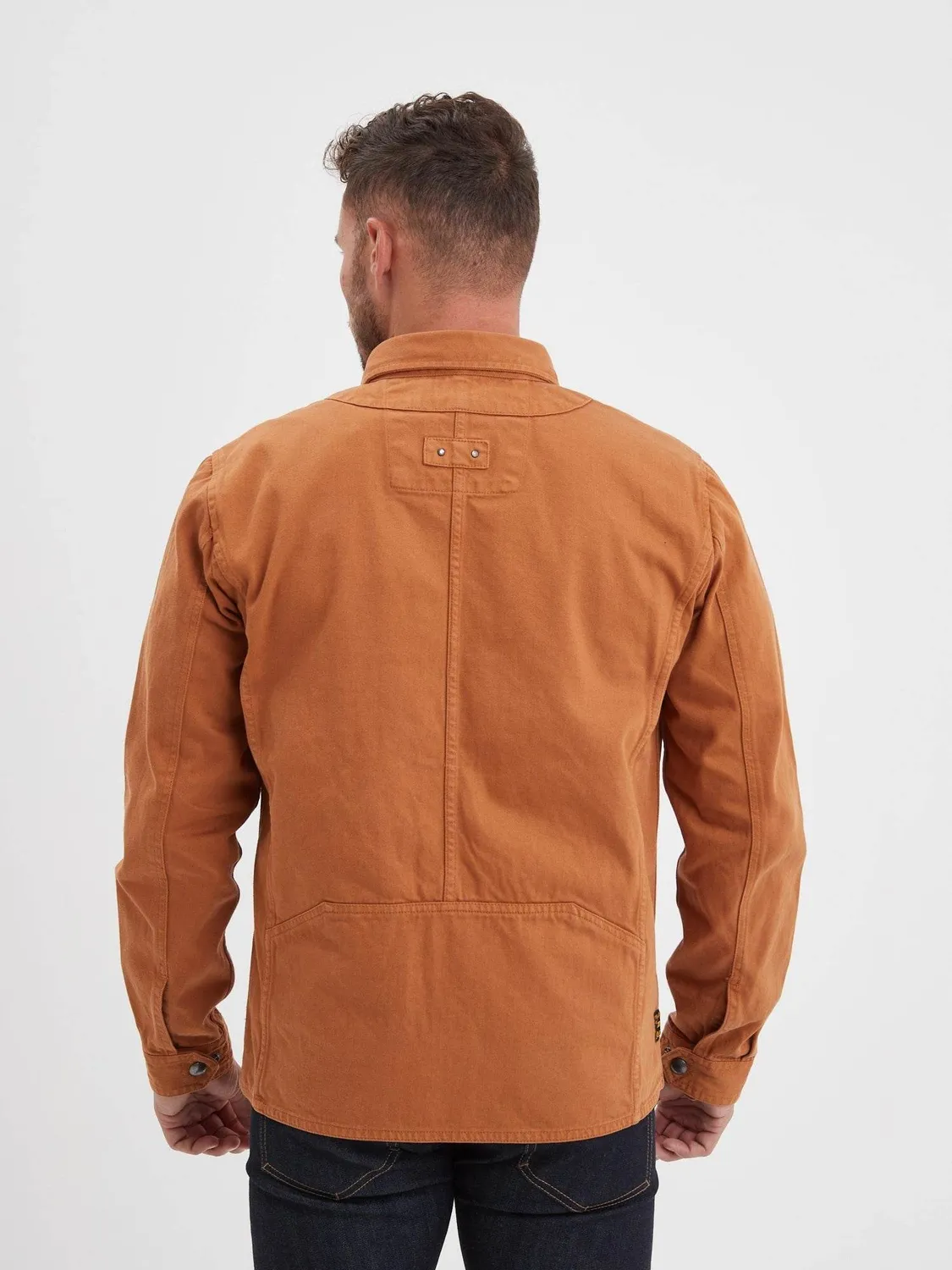 Daytona Hodgen veste travail homme Cognac bull denim