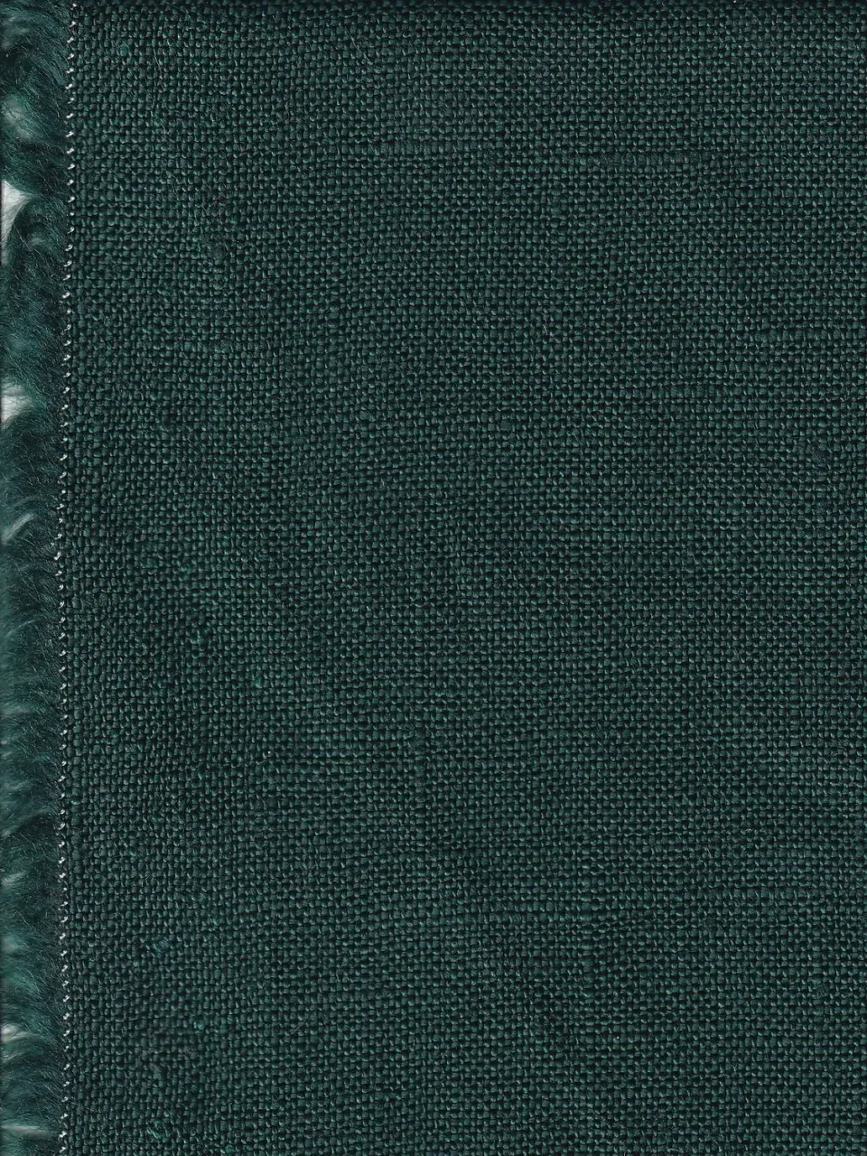 Hollington toile pur lin émeraude tissu au mètre 5m
