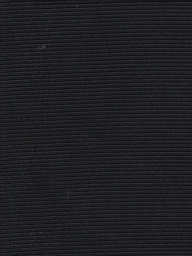 HOLLINGTON tissu d’apparat noir ottoman au mètre 4 m polyester