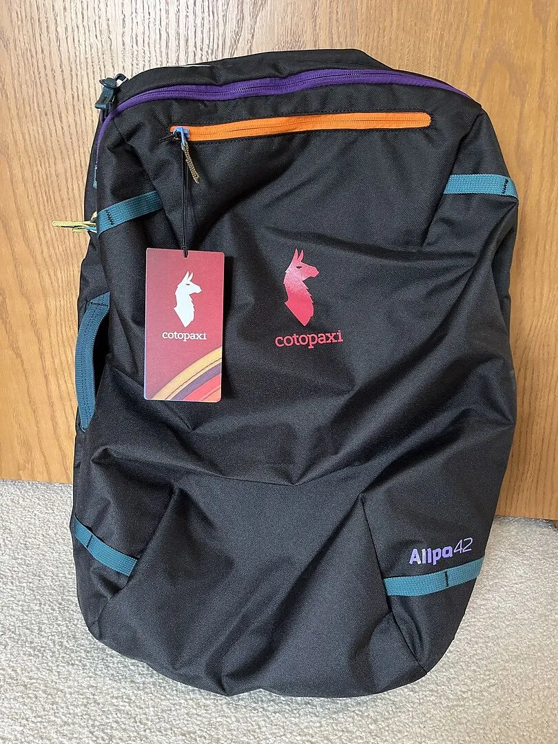 Cotopaxi Allpa 42L sac de voyage Del Día Dark recyclé