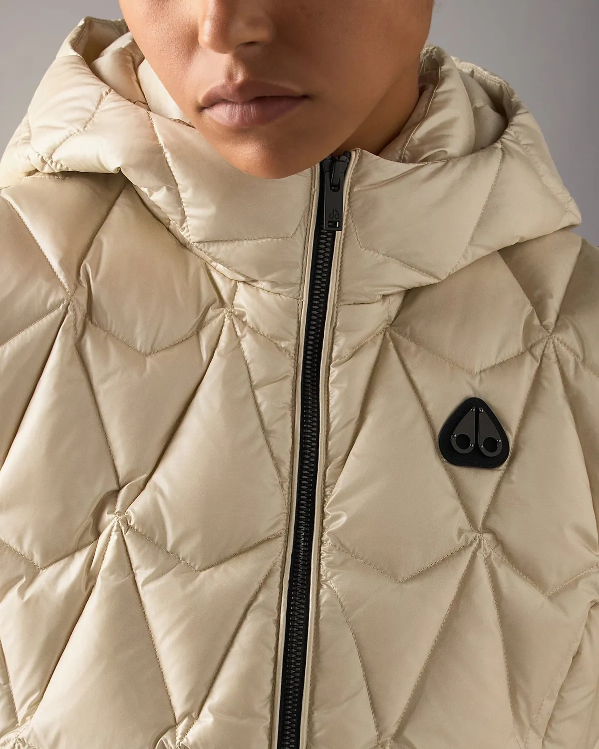 Moose Knuckles Iceberg gilet doudoune albâtre matelassé léger