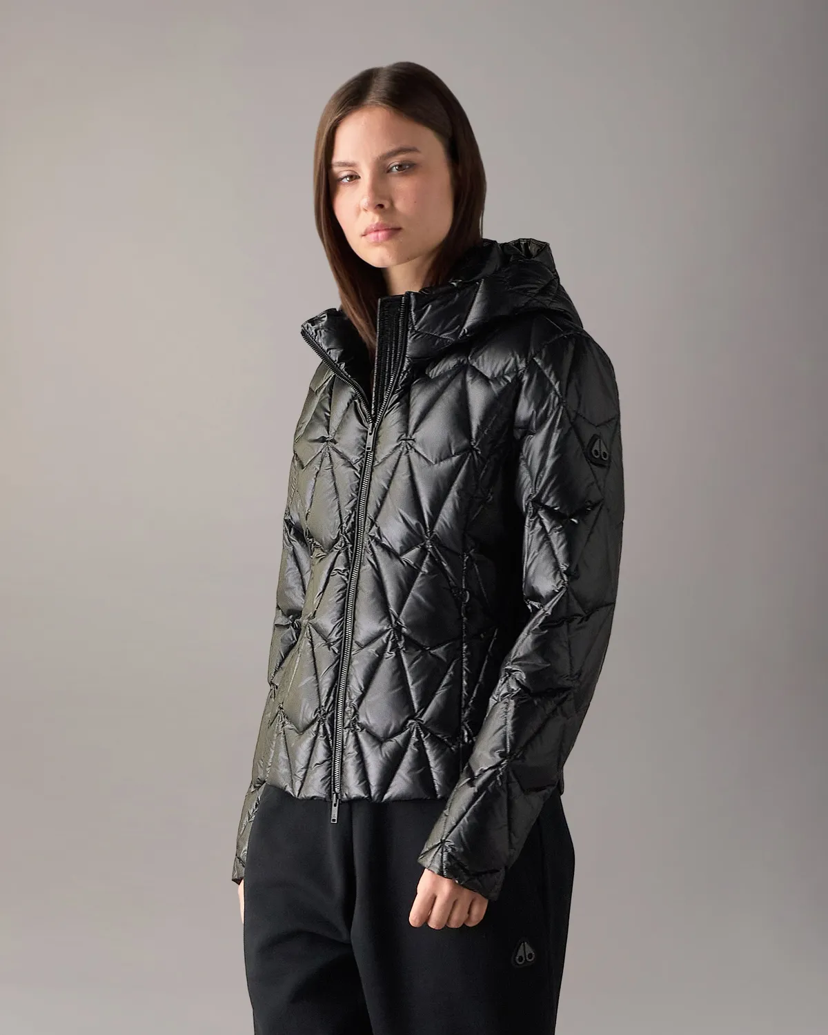 Moose Knuckles Iceberg Quilt doudoune légère rosewood