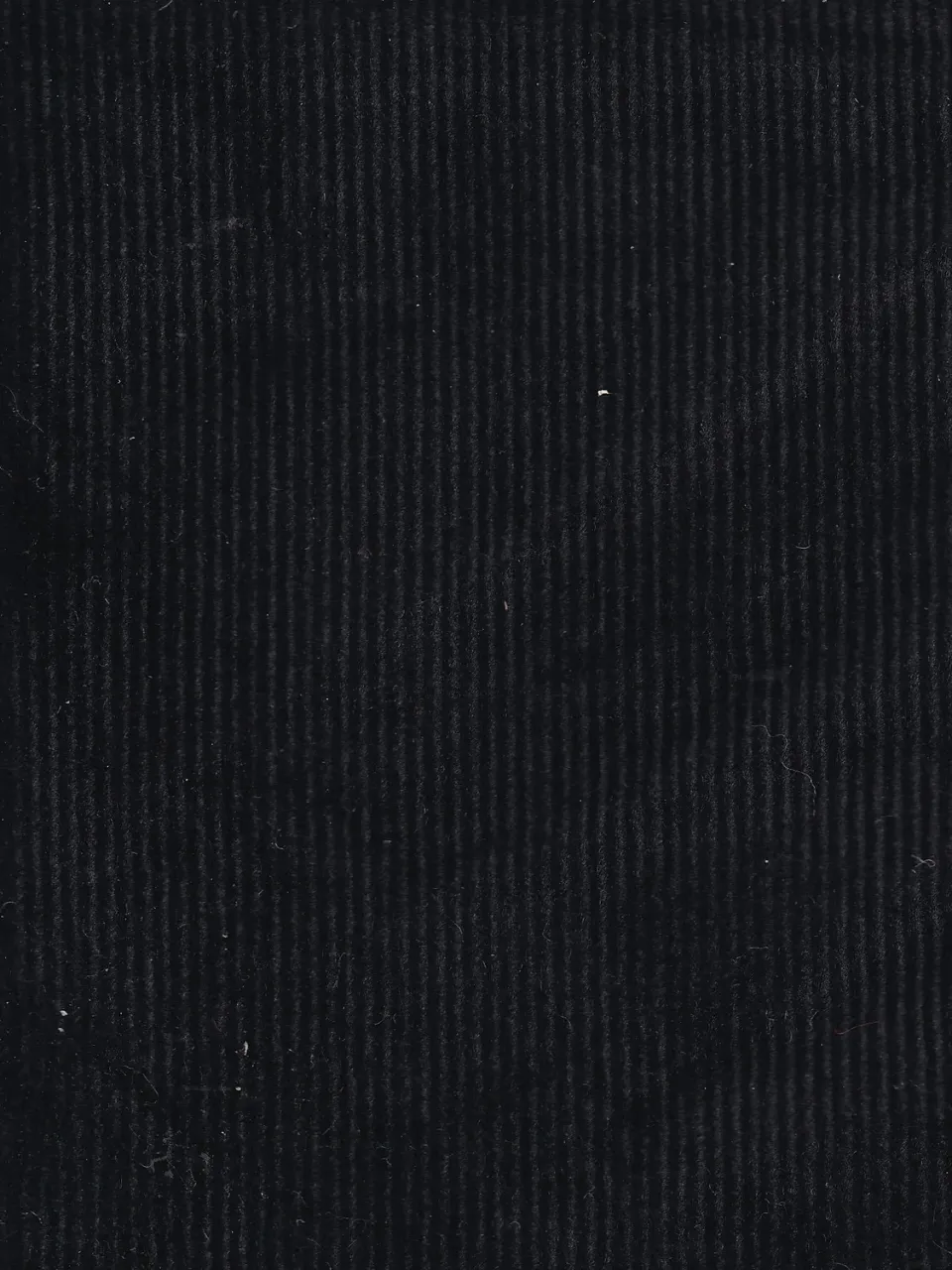 Hollington tissu velours milleraies noir 14 m