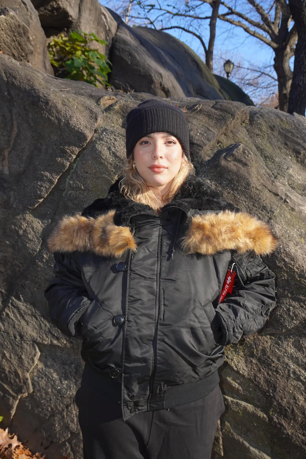 Alpha Industries N-2B parka courte nylon grand froid