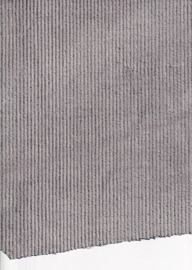 Hollington Ours Blanc tissu velours coton gris 5 m stretch
