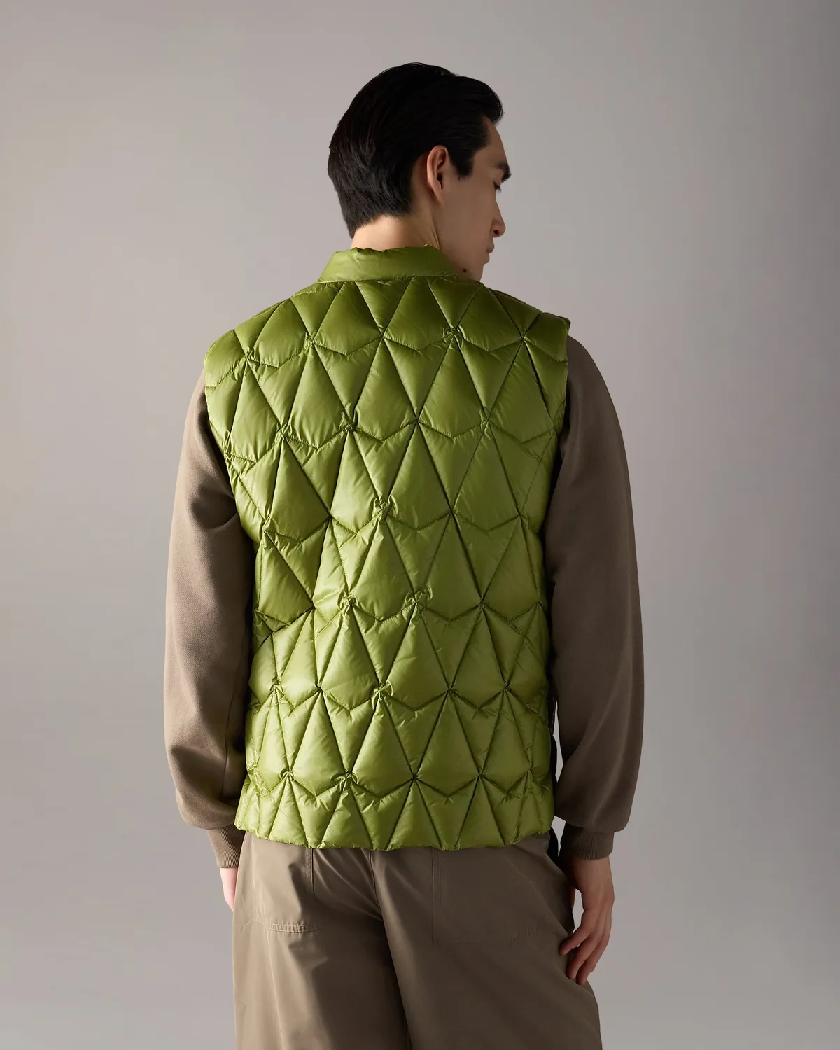Moose Knuckles Iceberg Quilt Down Vest gilet clover matelassé