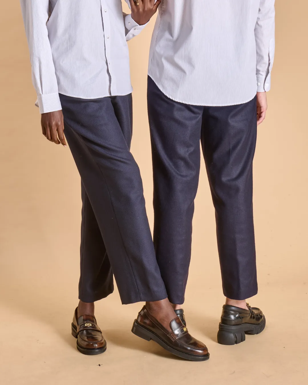 SOUBACQ Saint-Germain pantalon homme laine bleue
