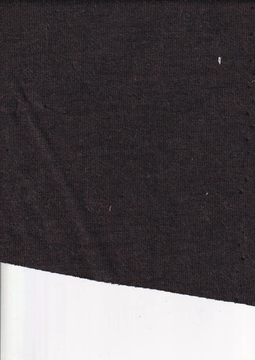 Hollington Derain tissu jersey laine marine brun au mètre