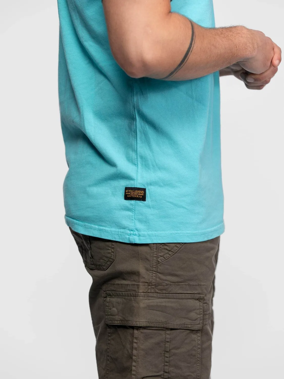 Daytona Cedar t-shirt homme navy coton peigné
