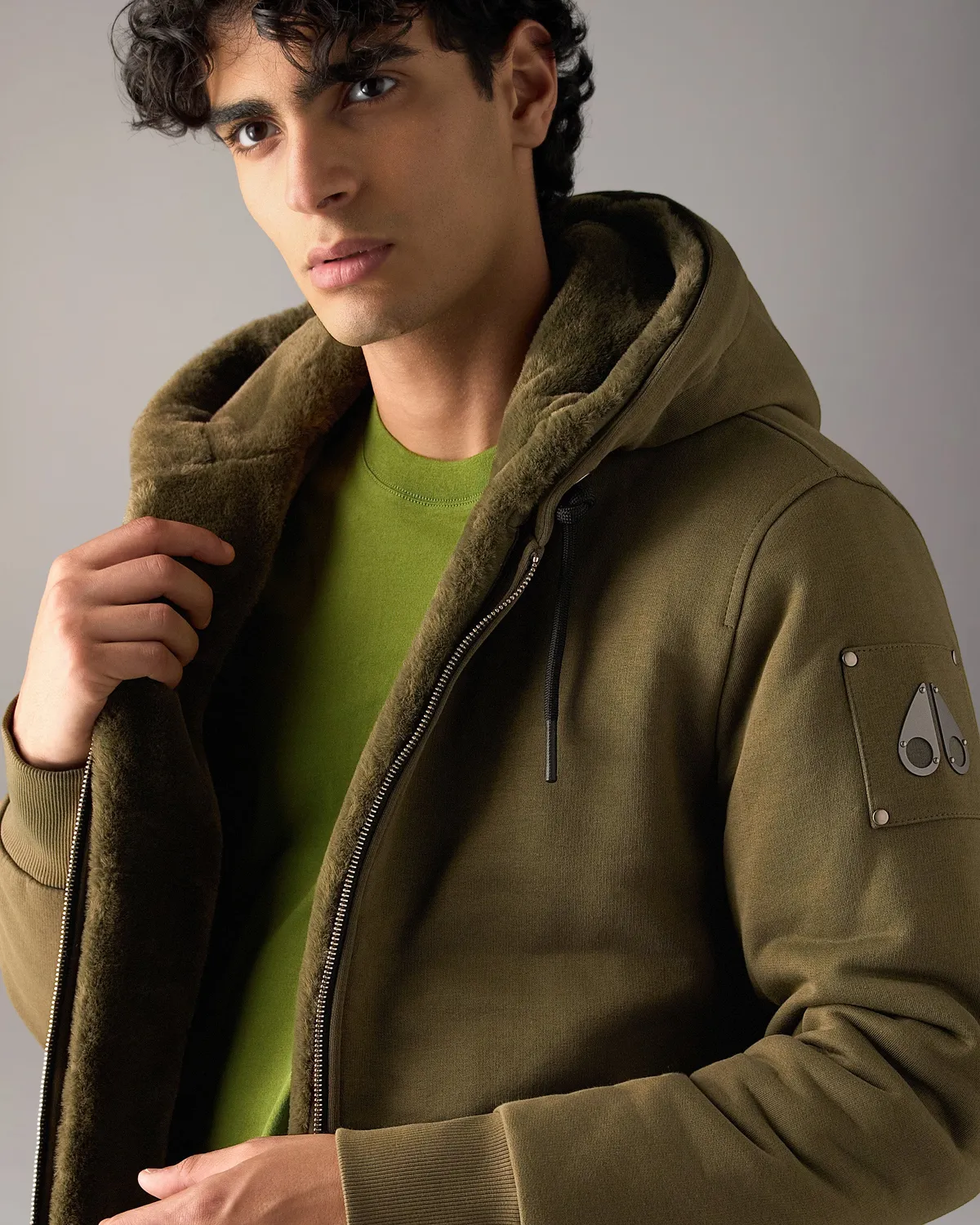 Moose Knuckles Classic Bunny hoodie Combat molleton