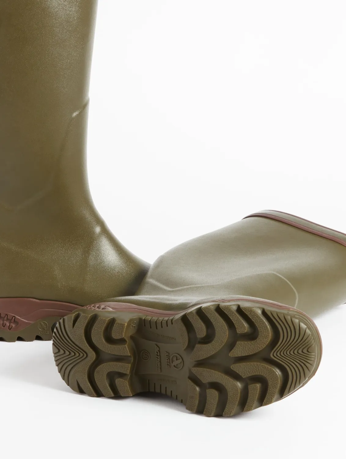 Aigle Parcours 2 bottes caoutchouc homme anti-fatigue Kaki