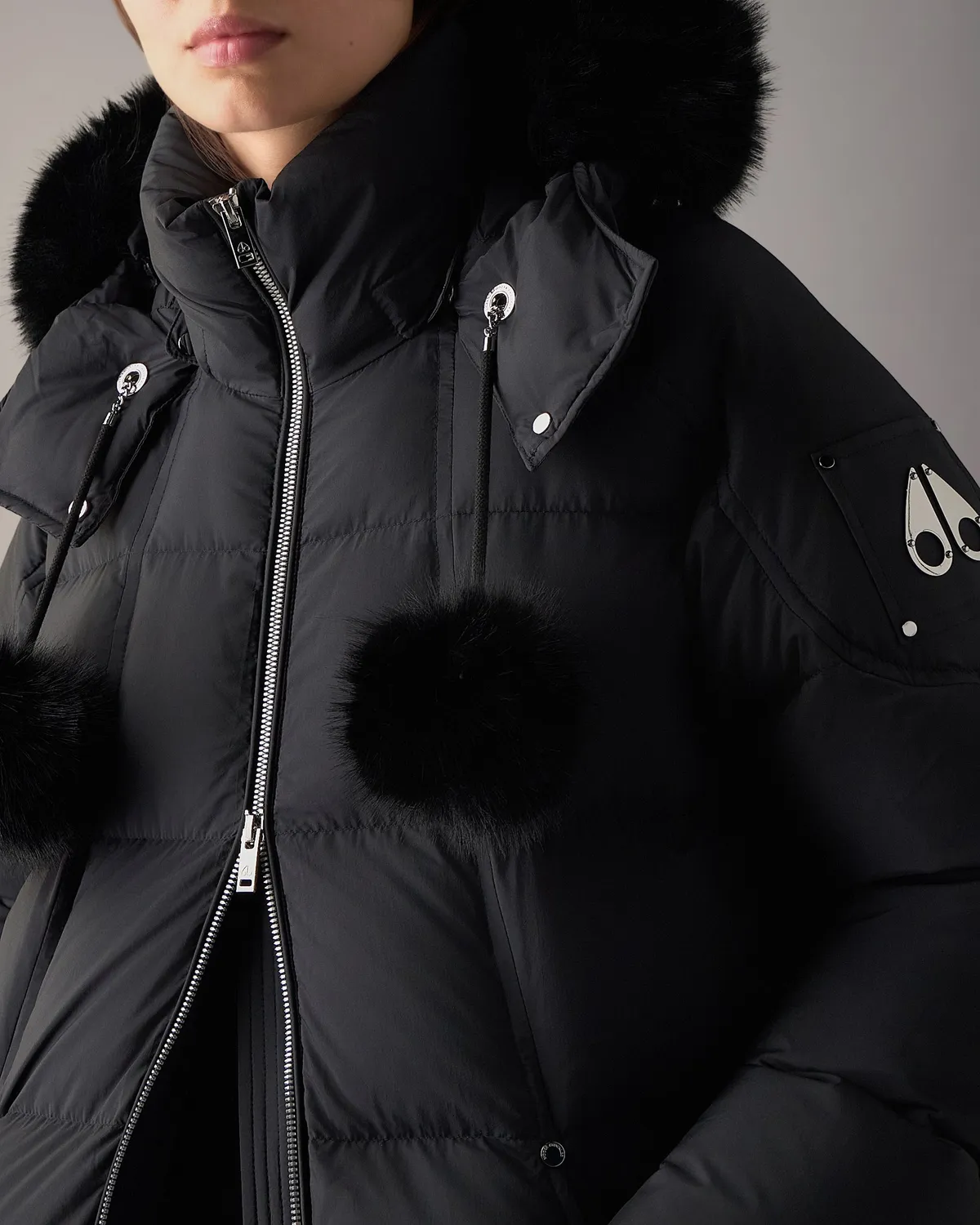 Moose Knuckles Everest doudoune longue noire grand froid