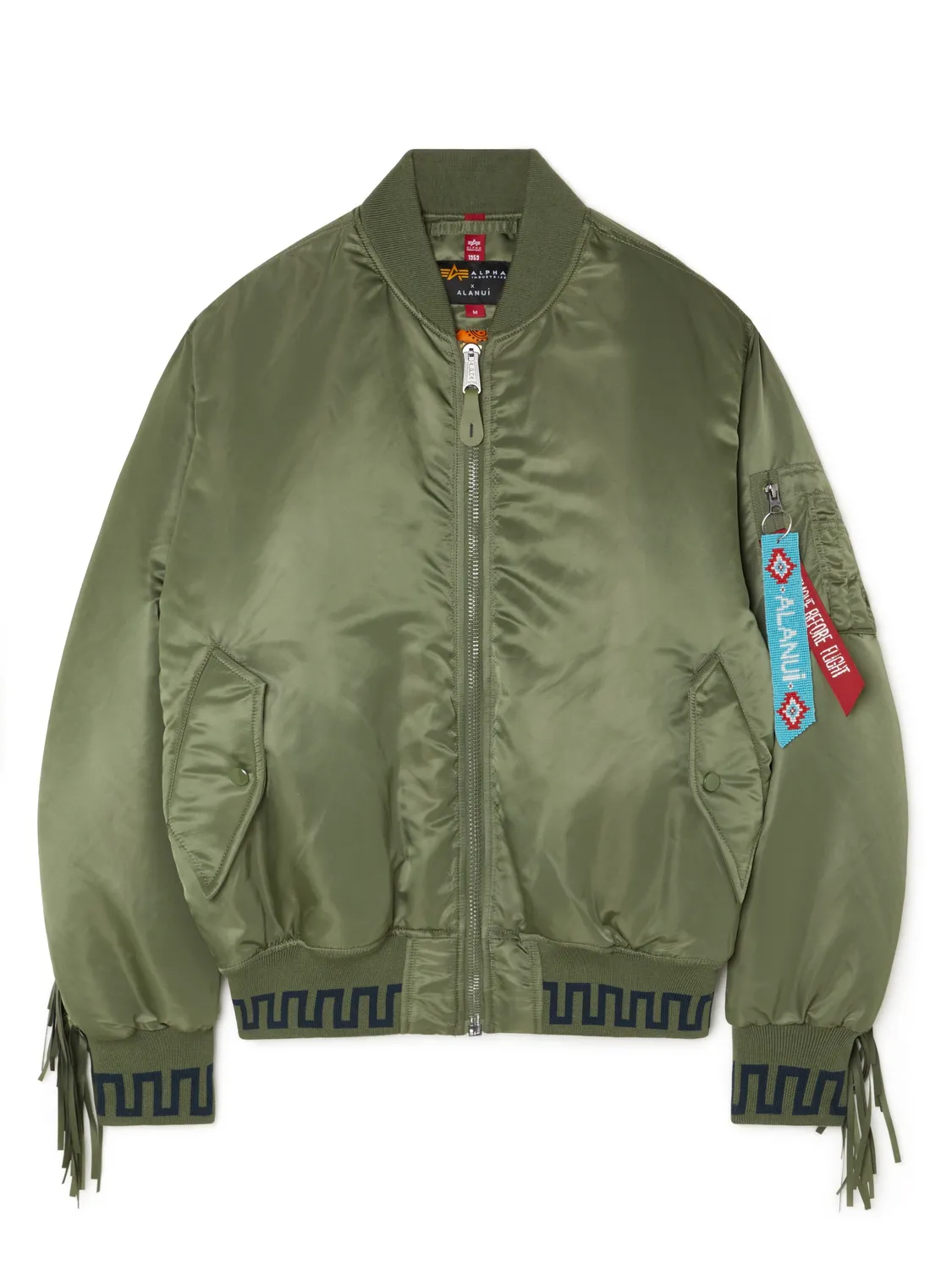 Alpha Industries Alanui MA-1 blouson sage patchwork
