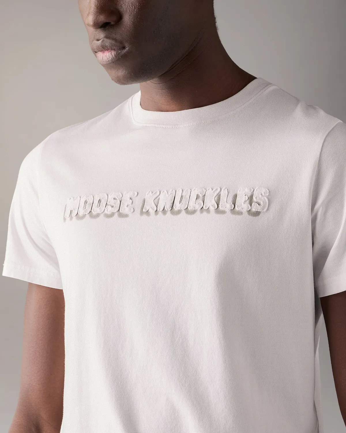Moose Knuckles Connor Logo T-Shirt t-shirt blanc
