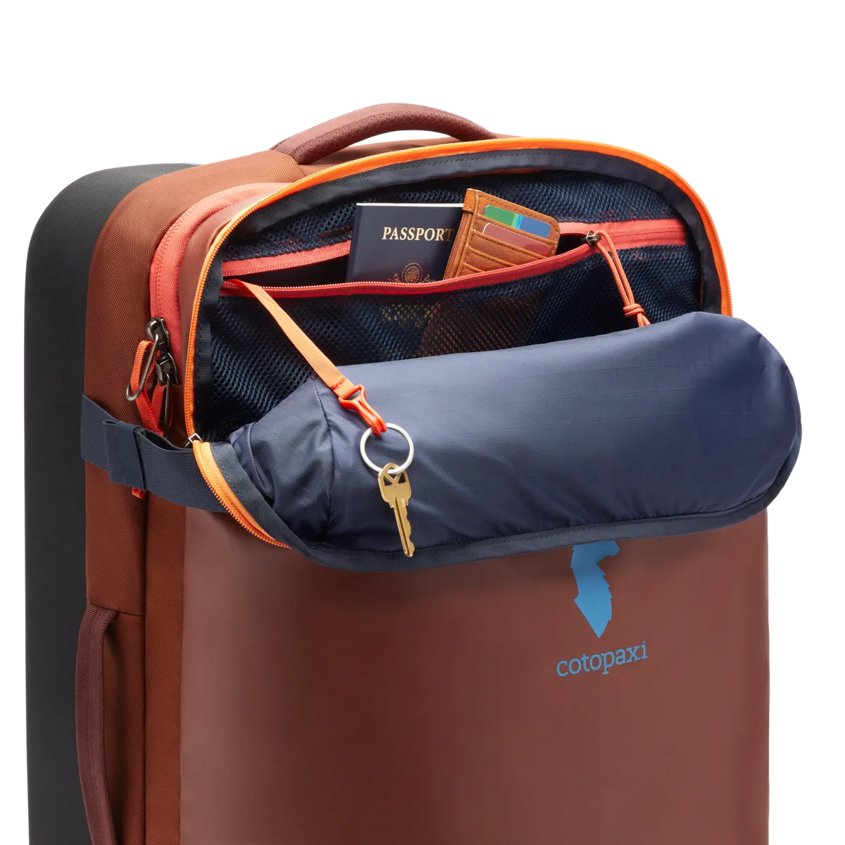 Cotopaxi Allpa 65L sac à roulettes Rusty