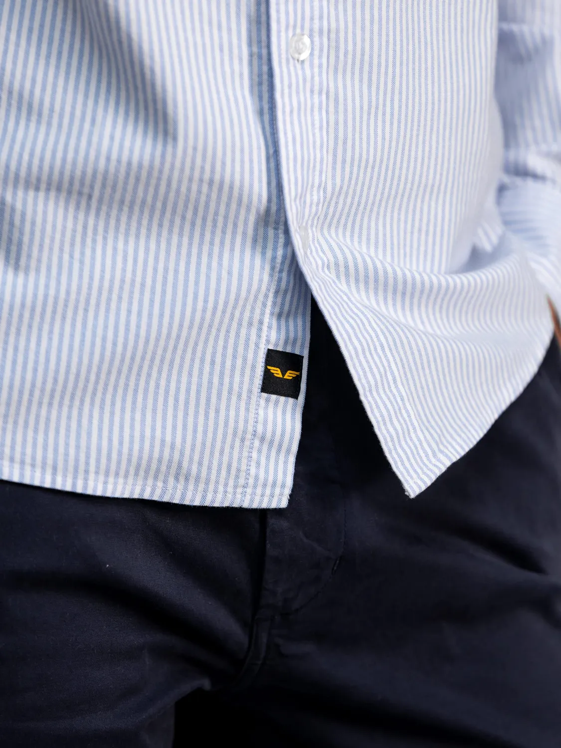 Daytona Shirof chemise oxford bleu clair