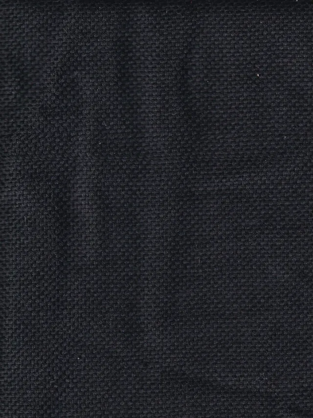 Hollington tissu toile coton schintzié noir au mètre