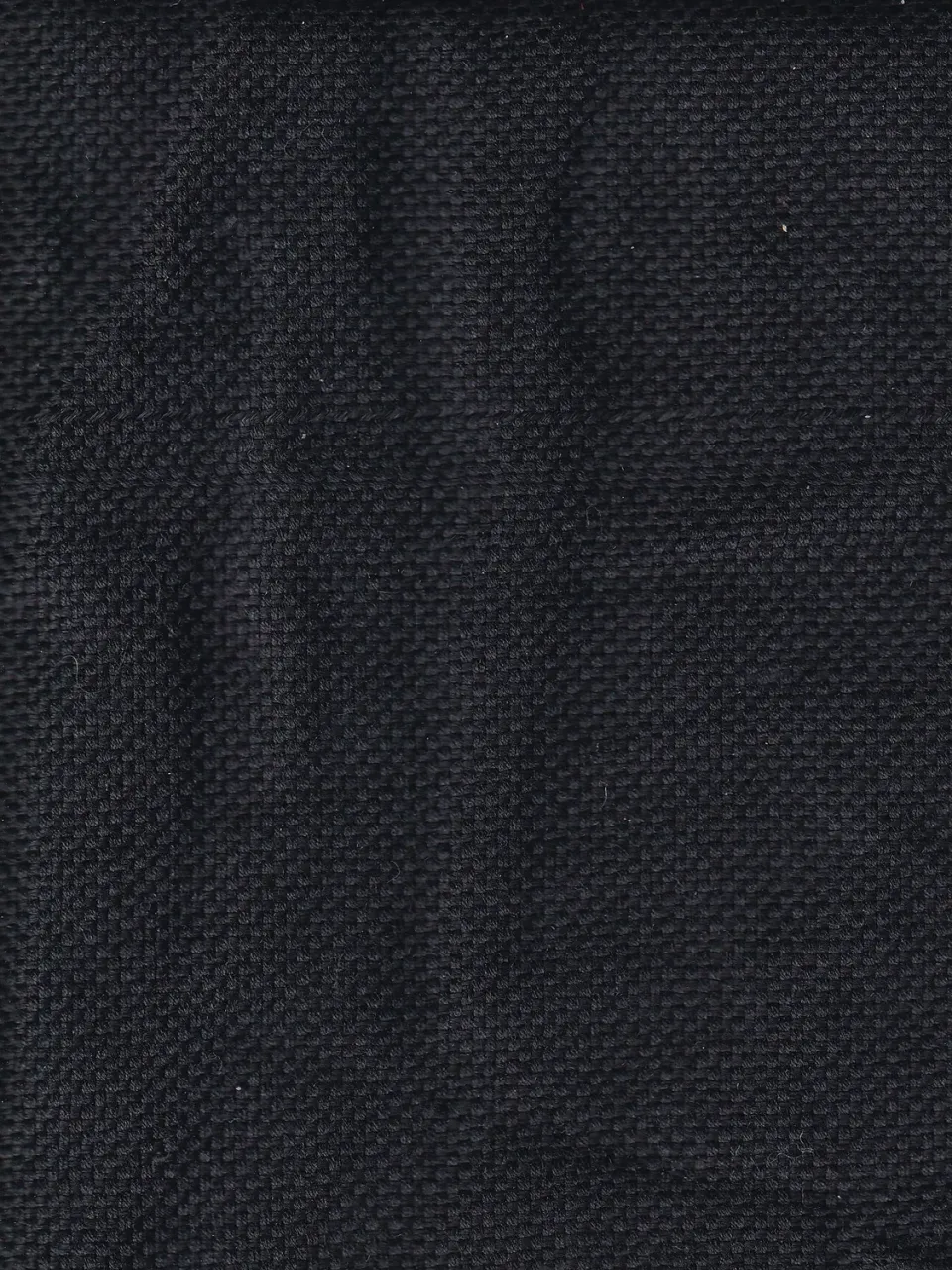 Hollington tissu toile coton schintzié noir au mètre