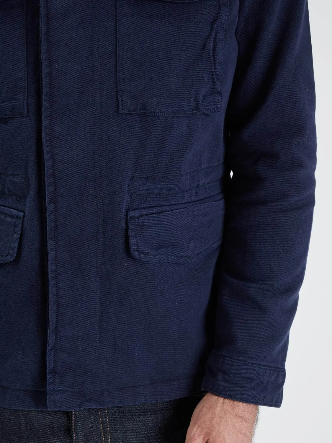 Daytona Day 65 veste militaire homme navy saharienne