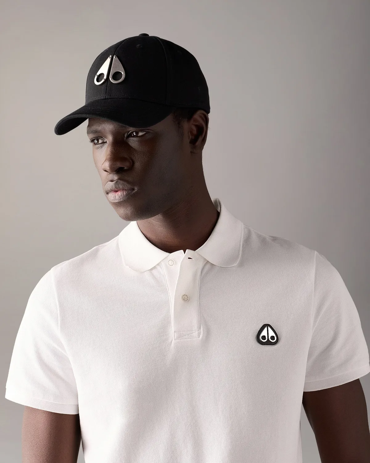 Moose Knuckles Logo Icon Casquette baseball noir