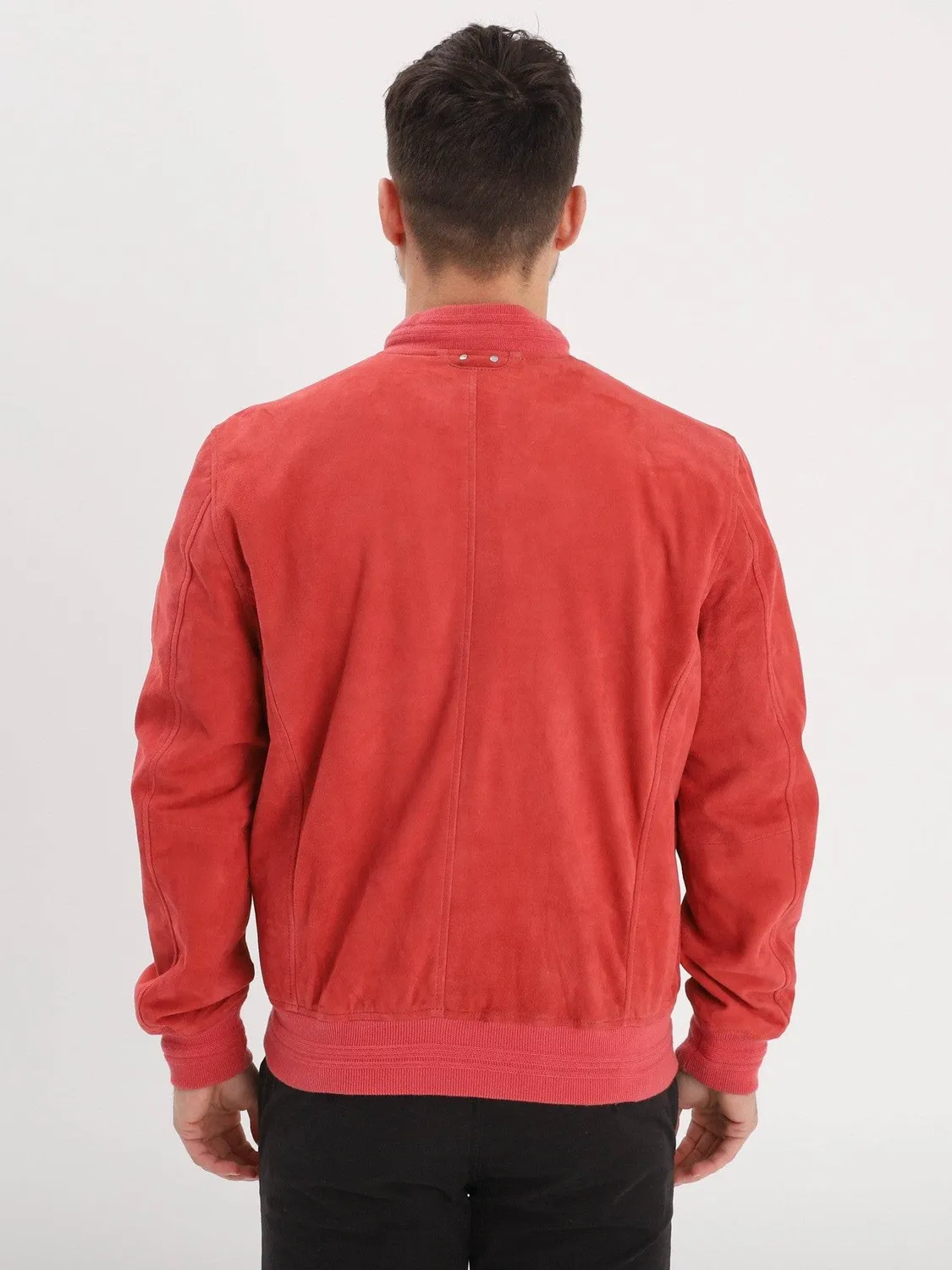 Daytona Windon bomber homme cognac daim chèvre