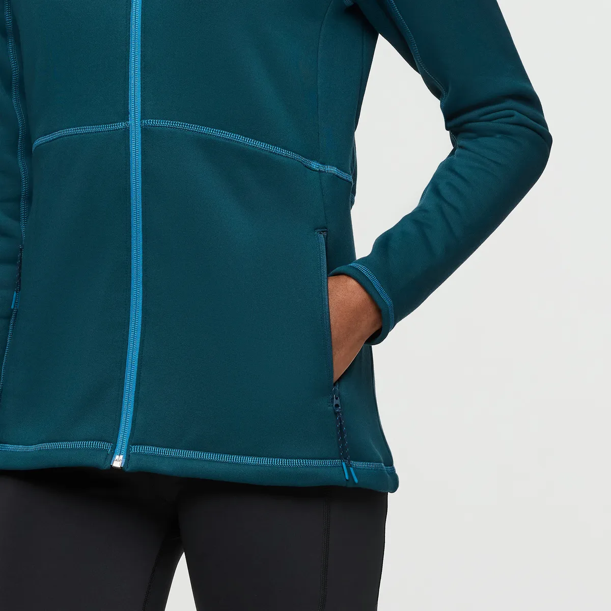 Cotopaxi Tempa Fleece Hooded Jacket polaire femme Pebble