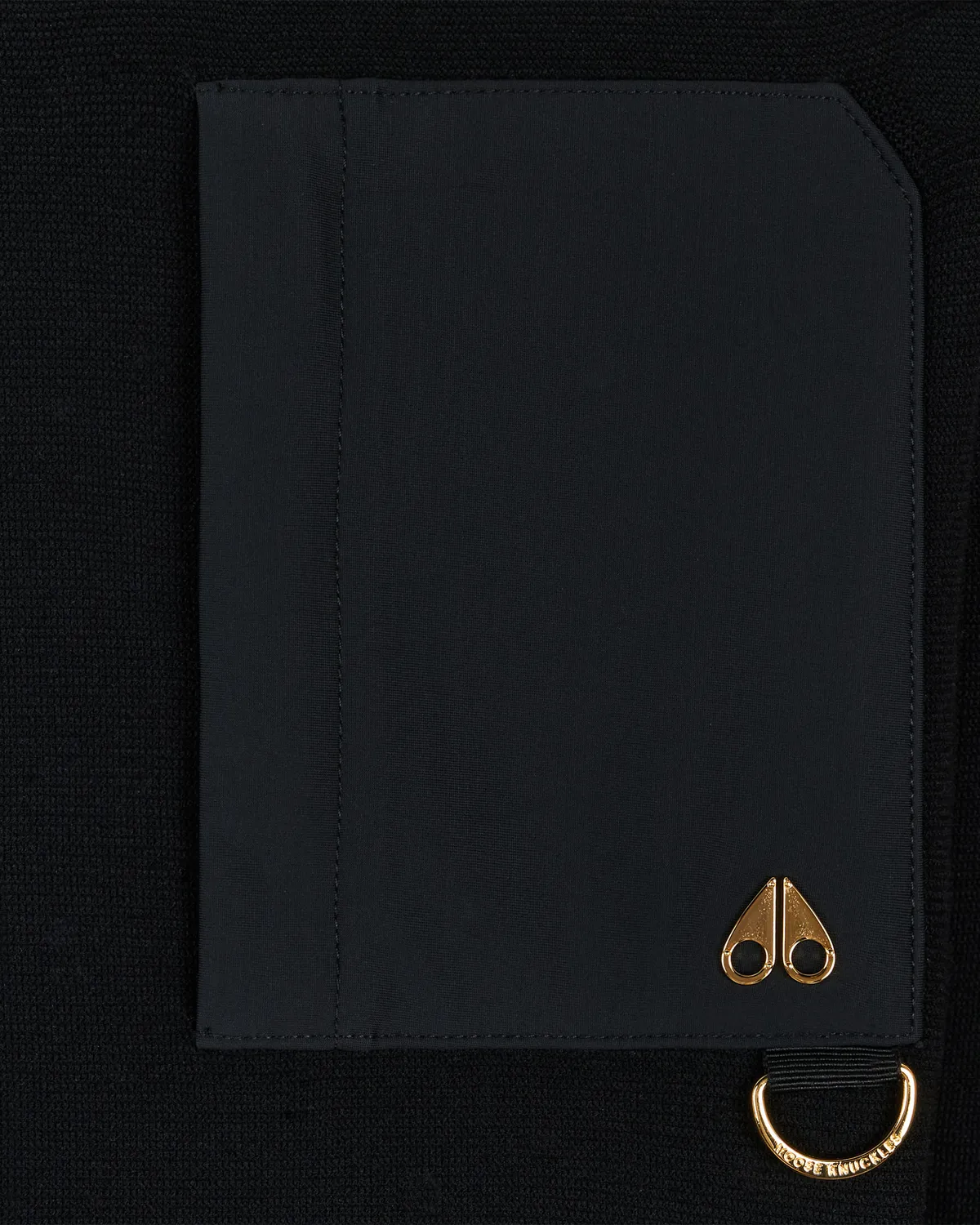 Moose Knuckles Gold Series Elowan Pull Noir Col Rond