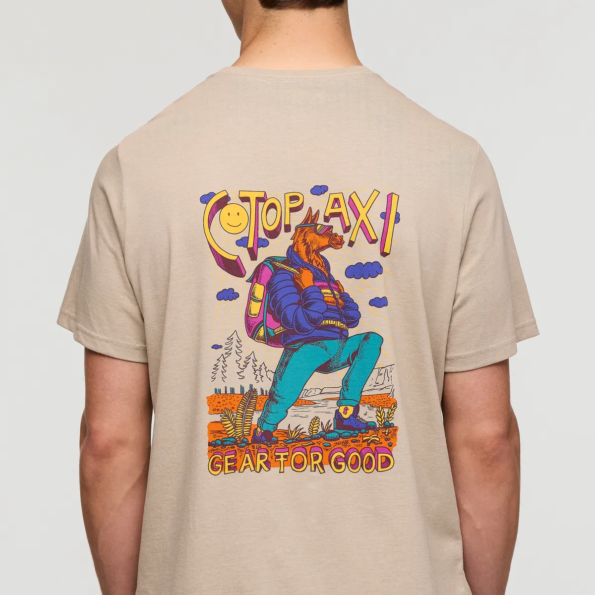 Cotopaxi On the Trail Again t-shirt homme Rusty coton bio