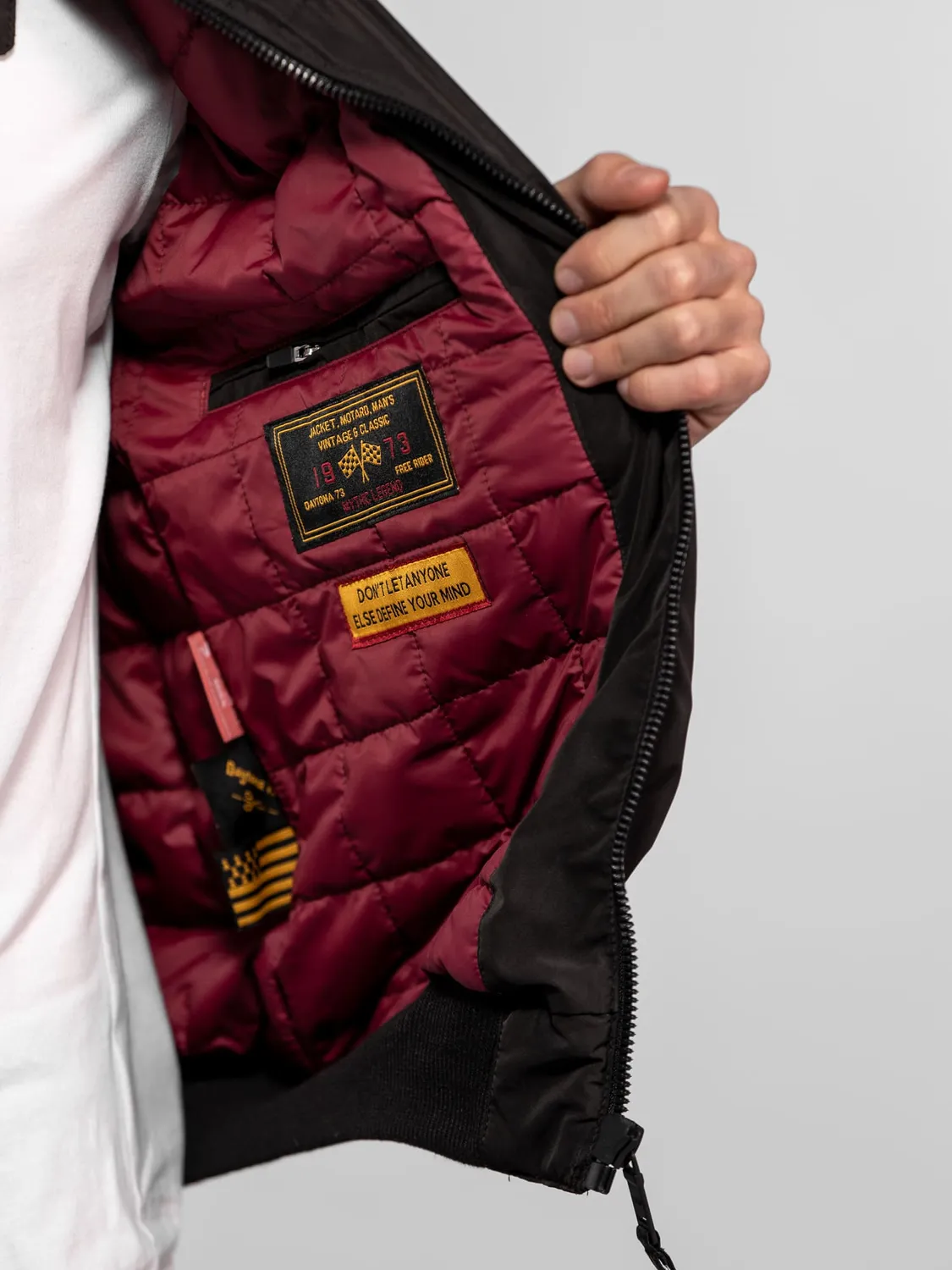 Daytona Stroll veste racing nylon noir