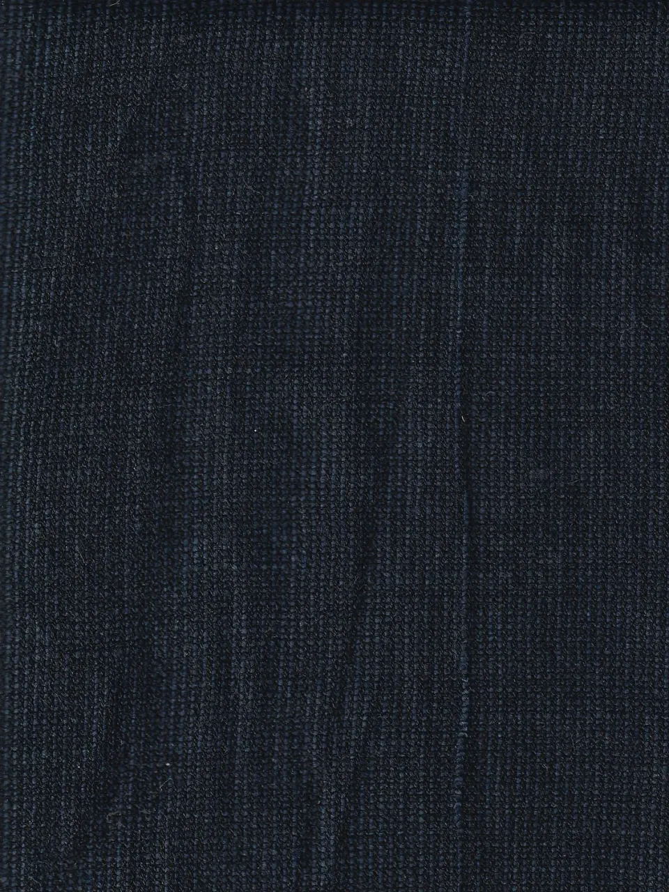 Hollington toile coton lin extensible tissu bleu charcoal