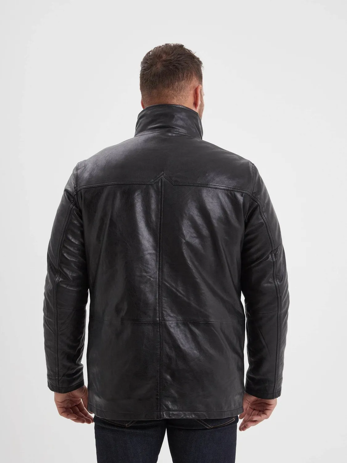 Daytona Moose veste cuir homme bison agneau vintage