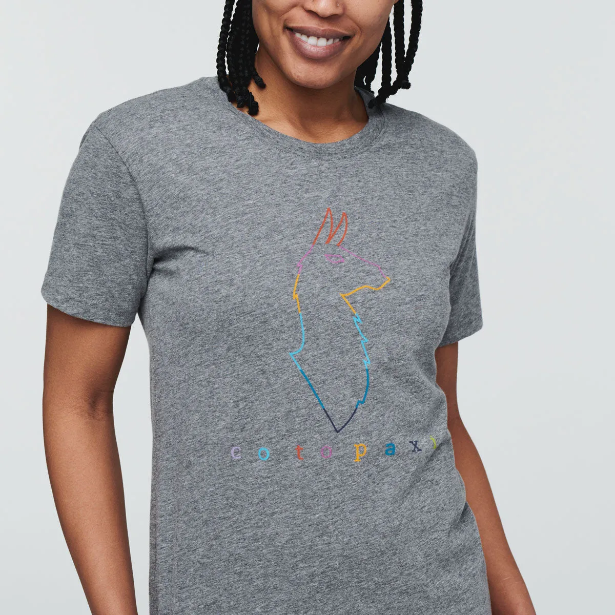 Cotopaxi Electric Llama t-shirt femme gris