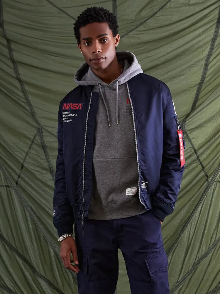 Alpha Industries NASA L-2B Gen II bomber bleu replica