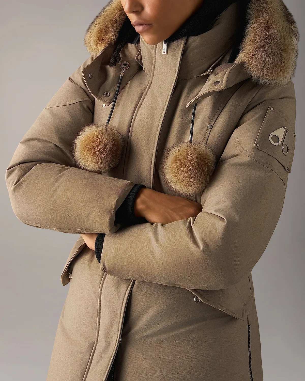 Moose Knuckles Original Stirling Long parka ashen bronze