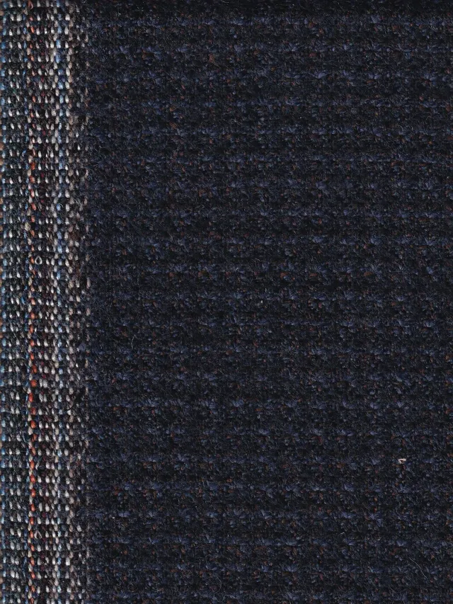 Hollington tissu fancy marine chic laine cachemire au mètre