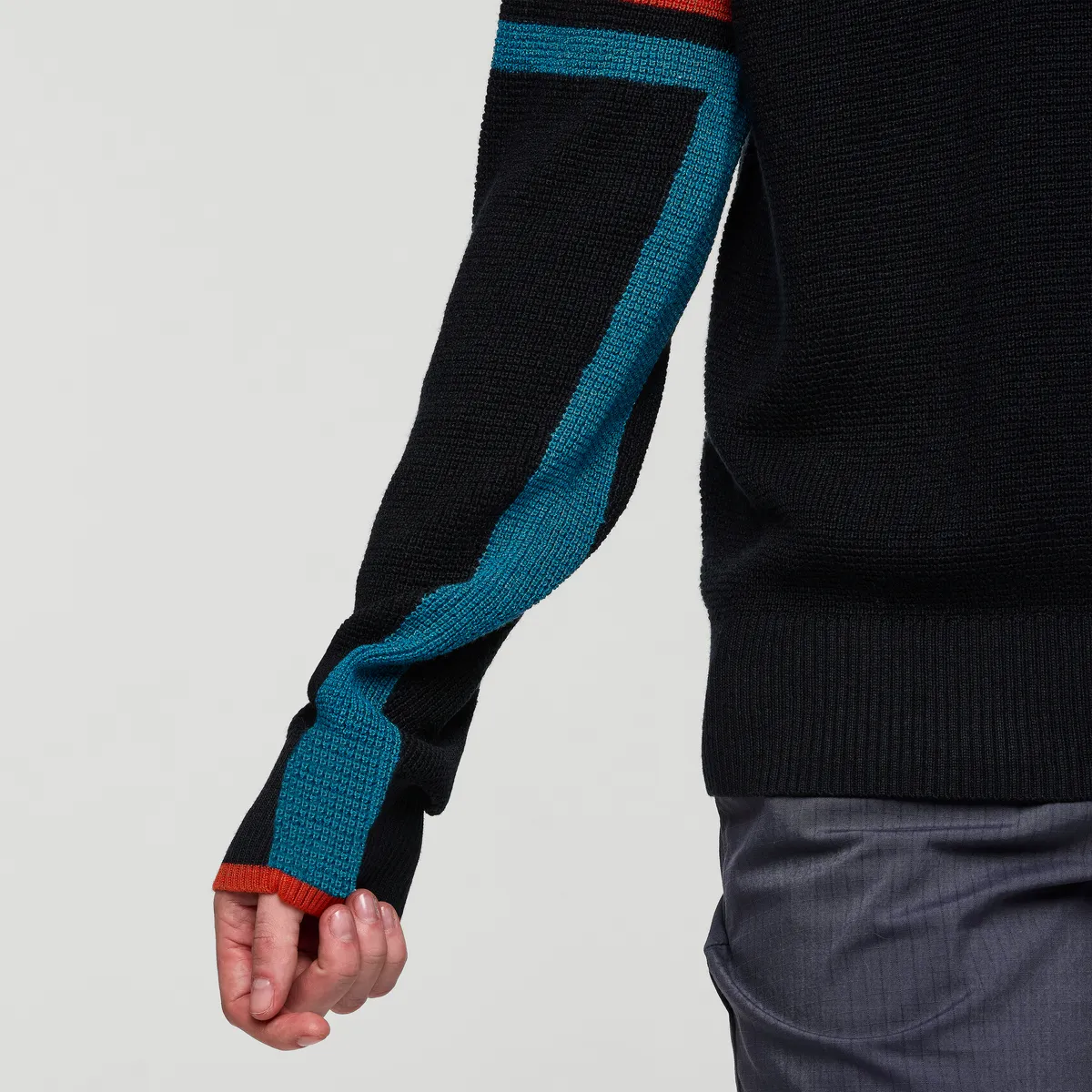 Cotopaxi Libre Waffle Crew pull femme Carbon maille gaufrée