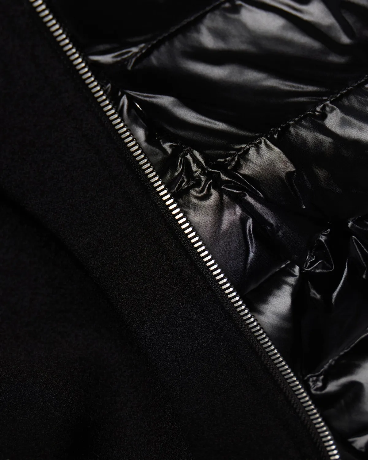 Moose Knuckles Grid 3-en-1 bomber laine noir