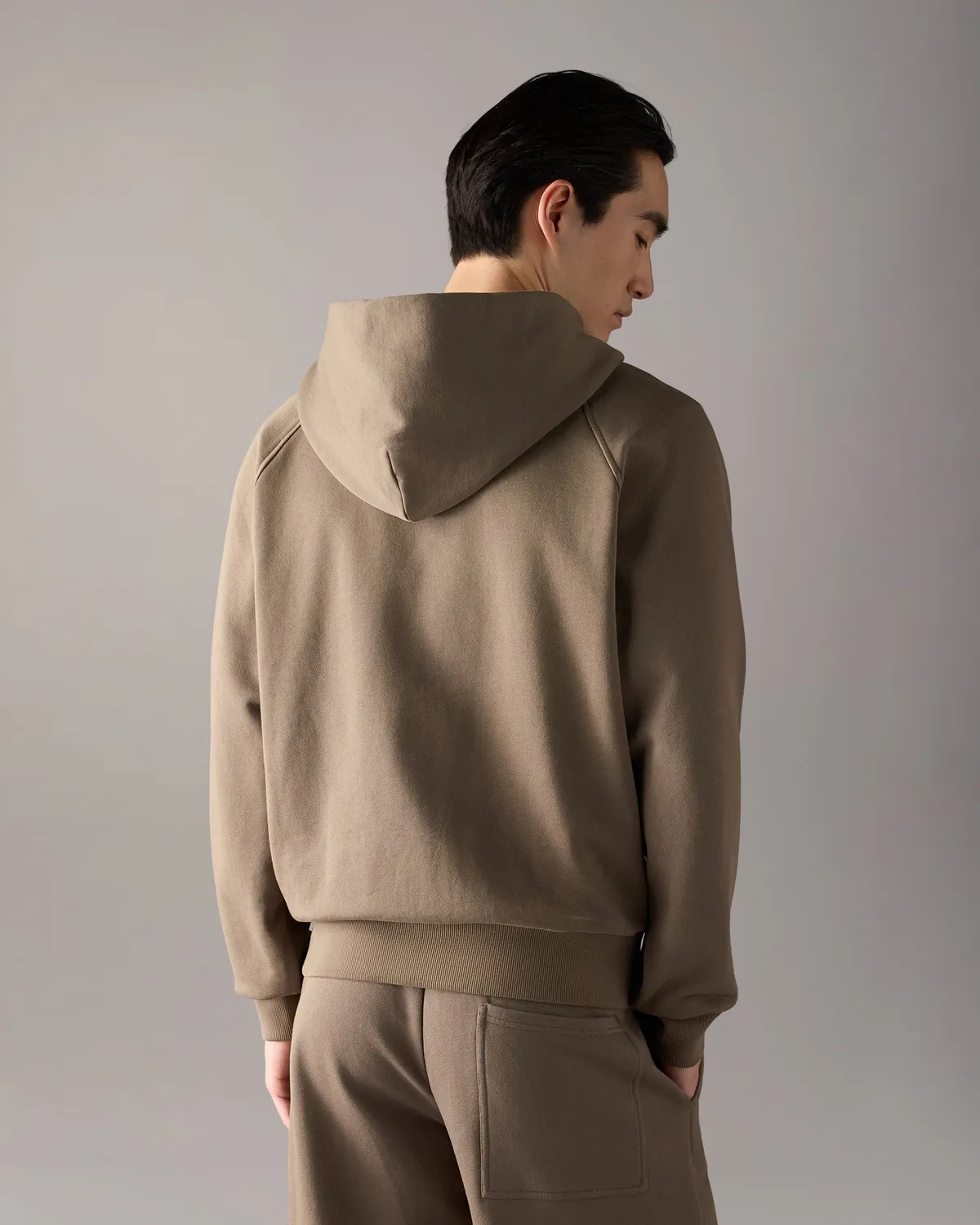 Moose Knuckles Yul sweat zippé gris capuche