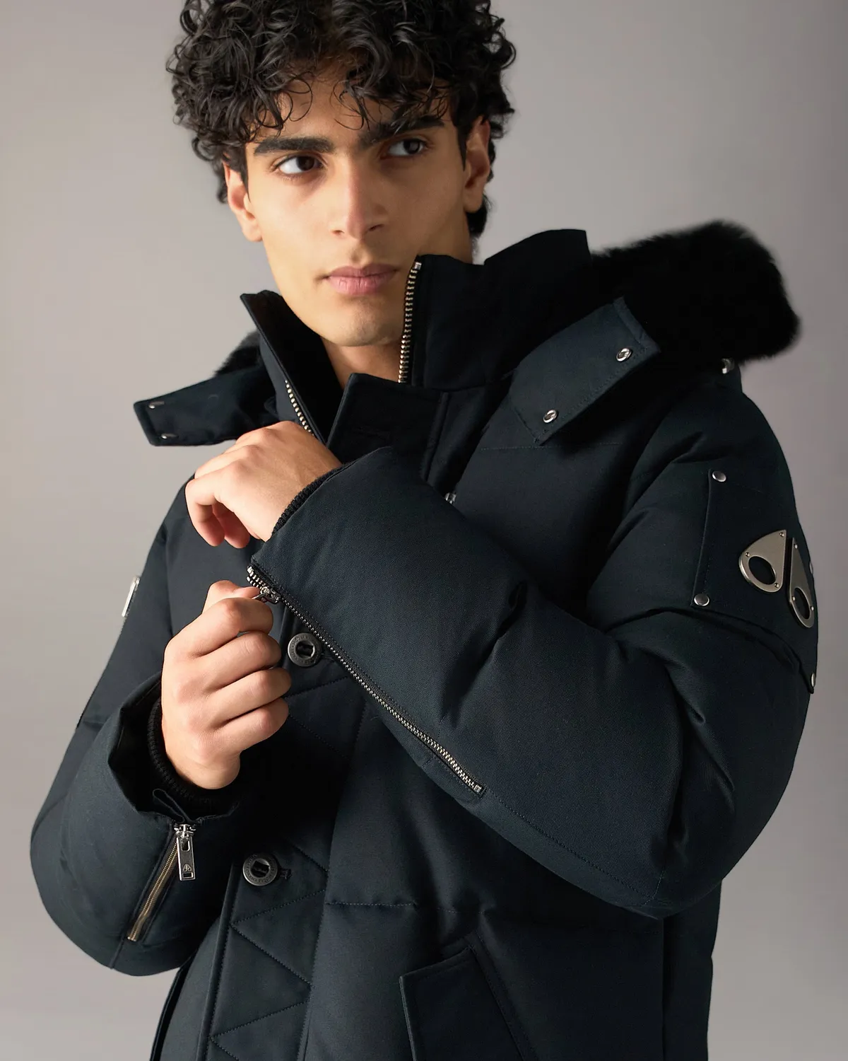 Moose Knuckles Original 3Q doudoune Navy grand froid