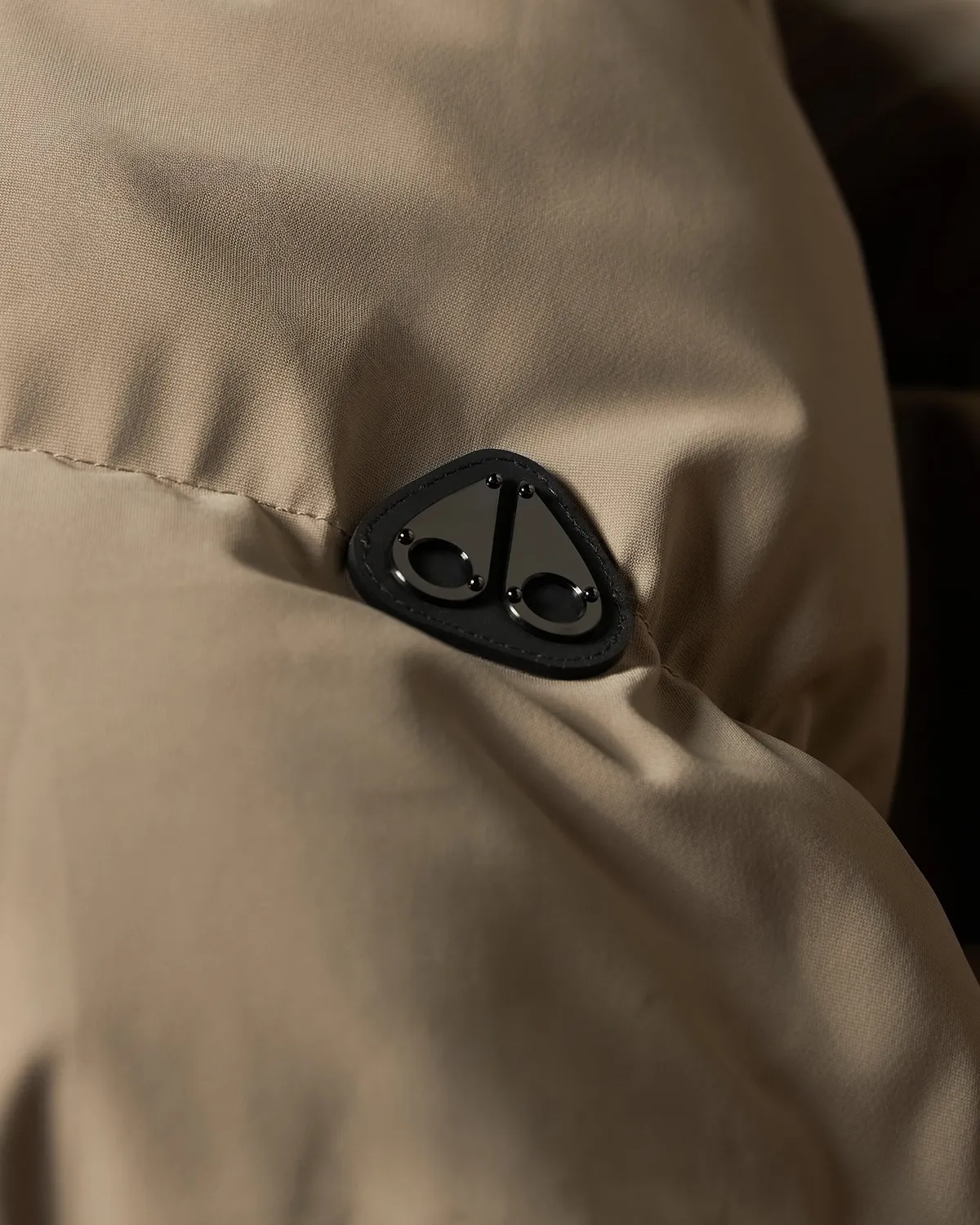 Moose Knuckles Soho bomber duvet ashen zippé