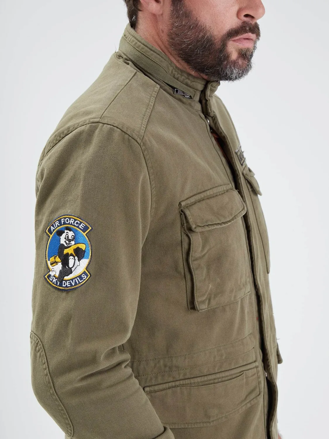 Daytona Day 65 veste militaire homme navy saharienne