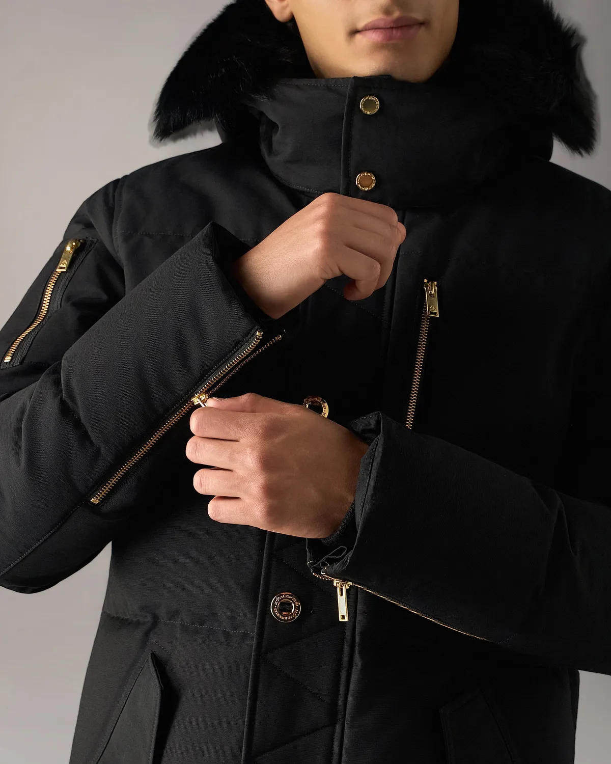 Moose Knuckles Gold Series Original 3Q doudoune noire