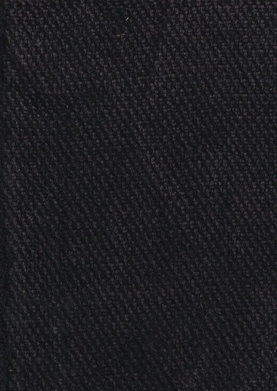HOLLINGTON chenille prune noire tissu laine coton mètre