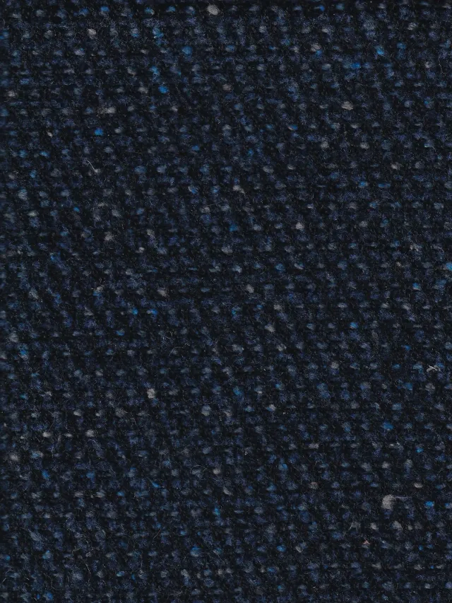 Hollington Écaille tissu chenille laine coton bleu au mètre